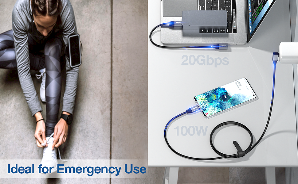 USB3.1 侧弯延长线M-F编织成片