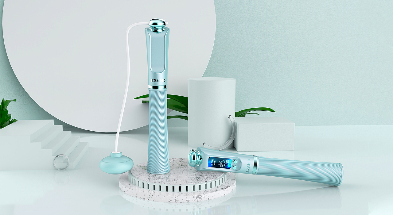 智能跳绳-健身用品 运动设备工业产品设计外观设计