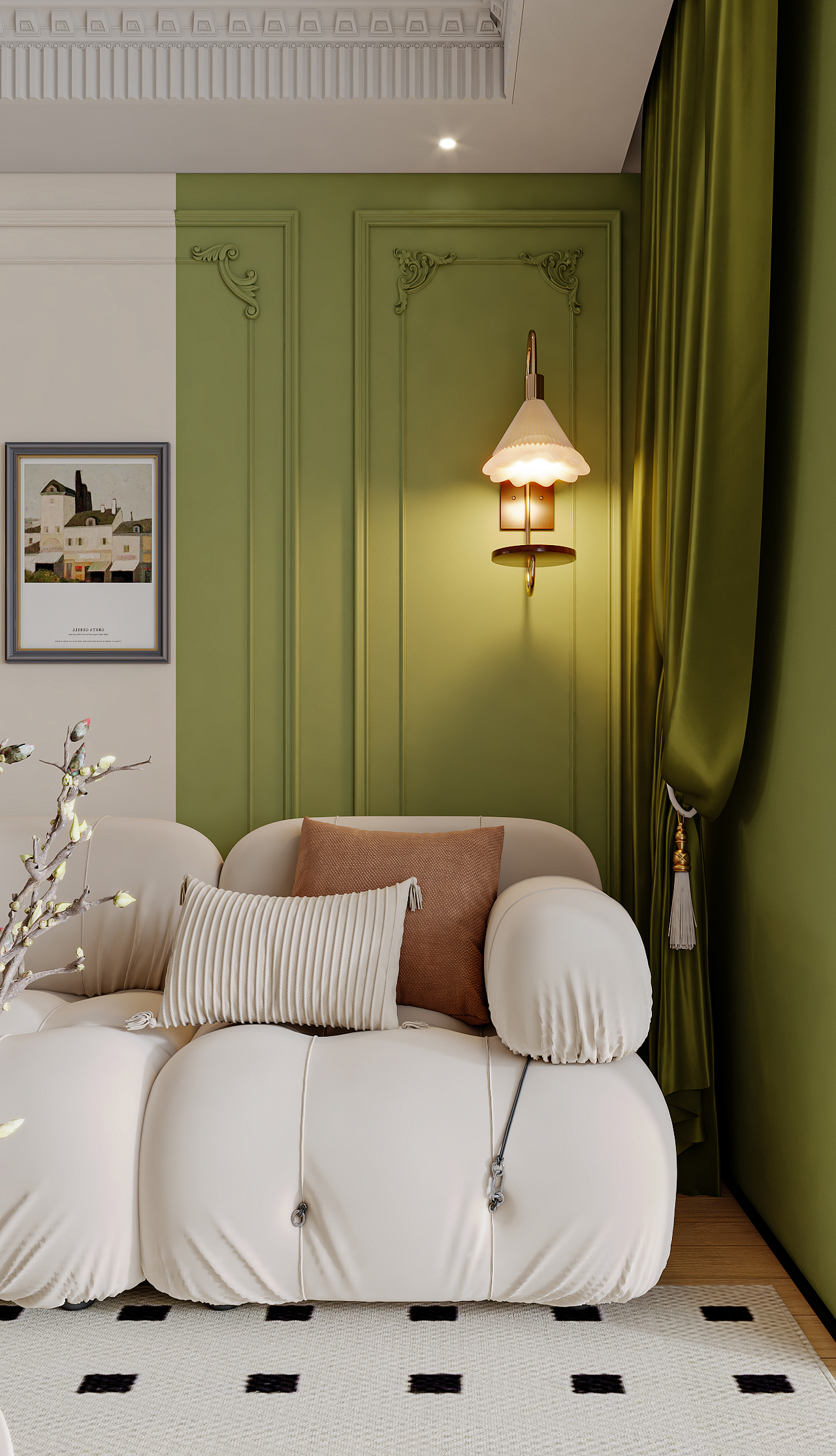 牛油果綠+奶油風(fēng)（圖ZMzU2NTc2MjE2） - 家裝設(shè)計(jì) - 站酷設(shè)計(jì)師千年夢設(shè)計(jì)原創(chuàng)素材 - 站酷ZCOOL