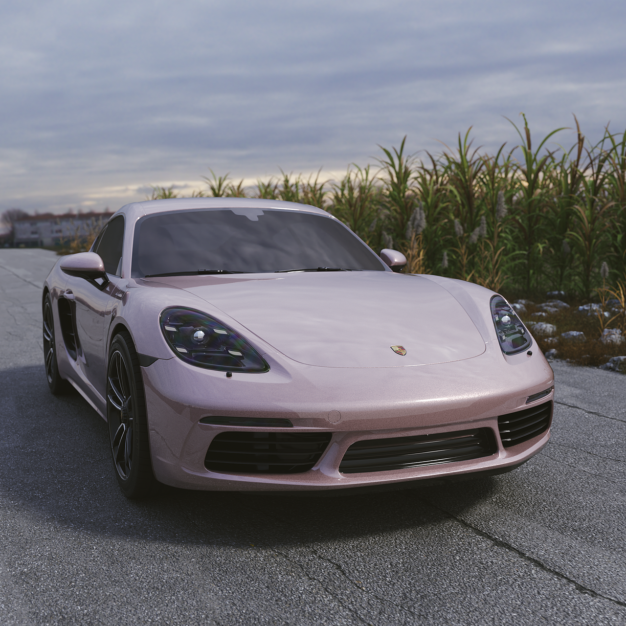 Porsche 718 - blender（图ZMzM3MDU3MjA0） - 场景 - 站酷设计师Qiyan启言原创素材 - 站酷ZCOOL