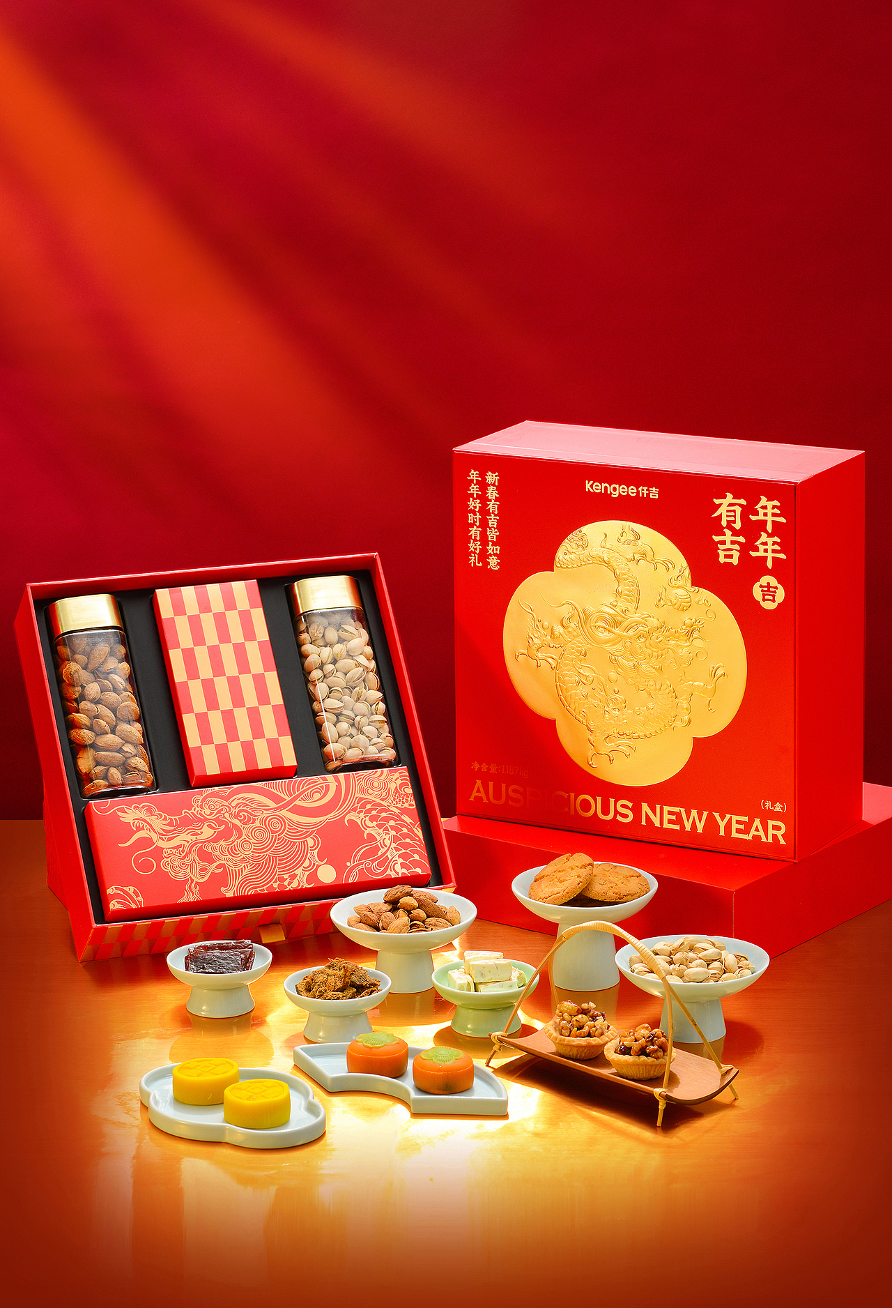 张贇×仟吉 | 吉时有礼包装插画