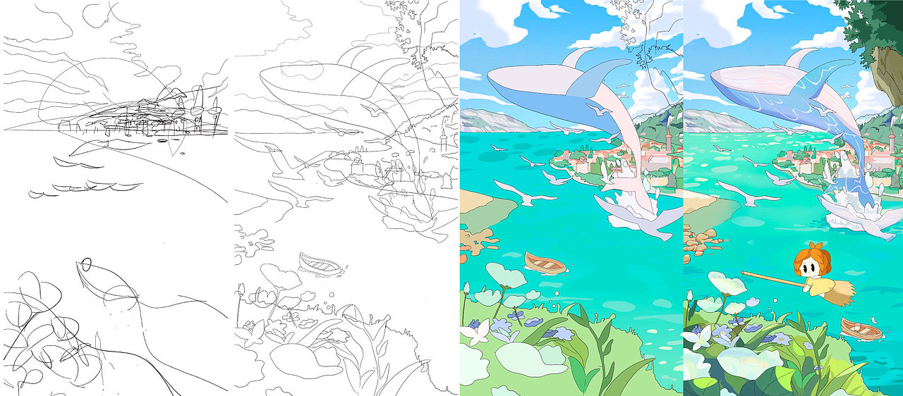 春日系列，其实已经快到夏季了（图ZMjk5NzY4ODAw） - 商业插画 - 站酷设计师设计师三毛原创素材 - 站酷ZCOOL