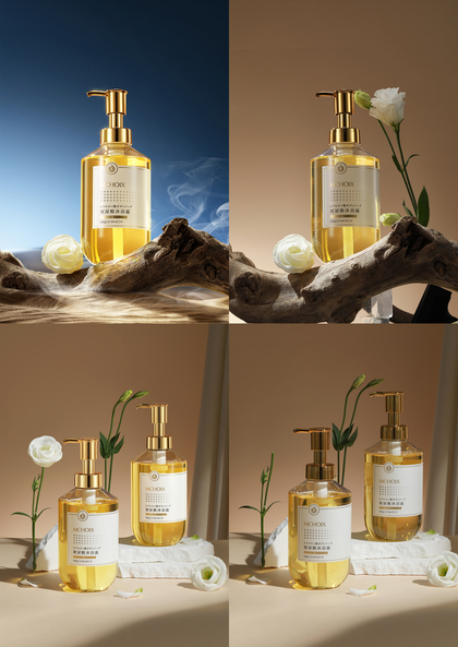 美妆写实场景图