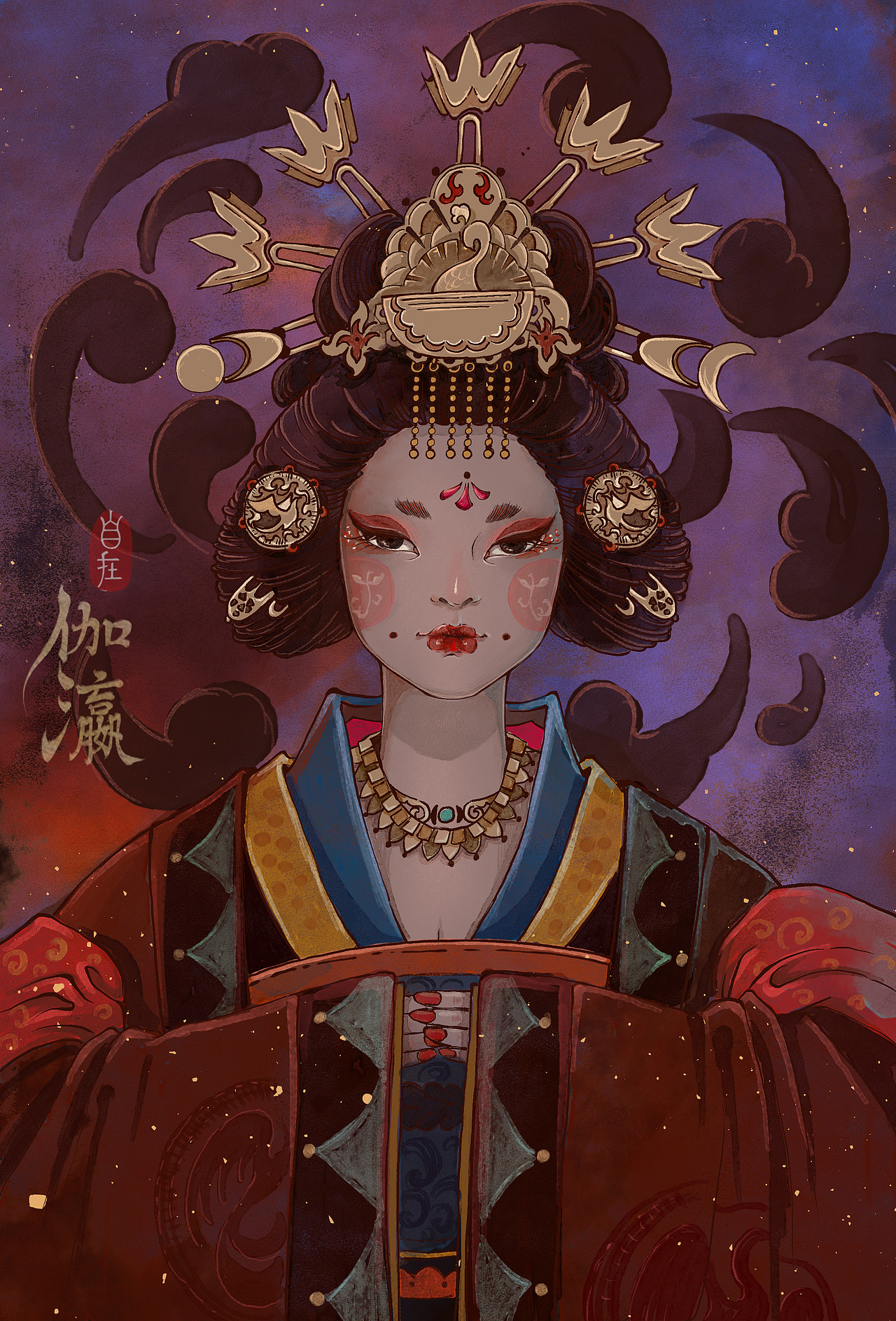 2022-年中作品集（图ZMzA4MjU2MTI4） - 商业插画 - 站酷设计师伽瀛原创素材 - 站酷ZCOOL