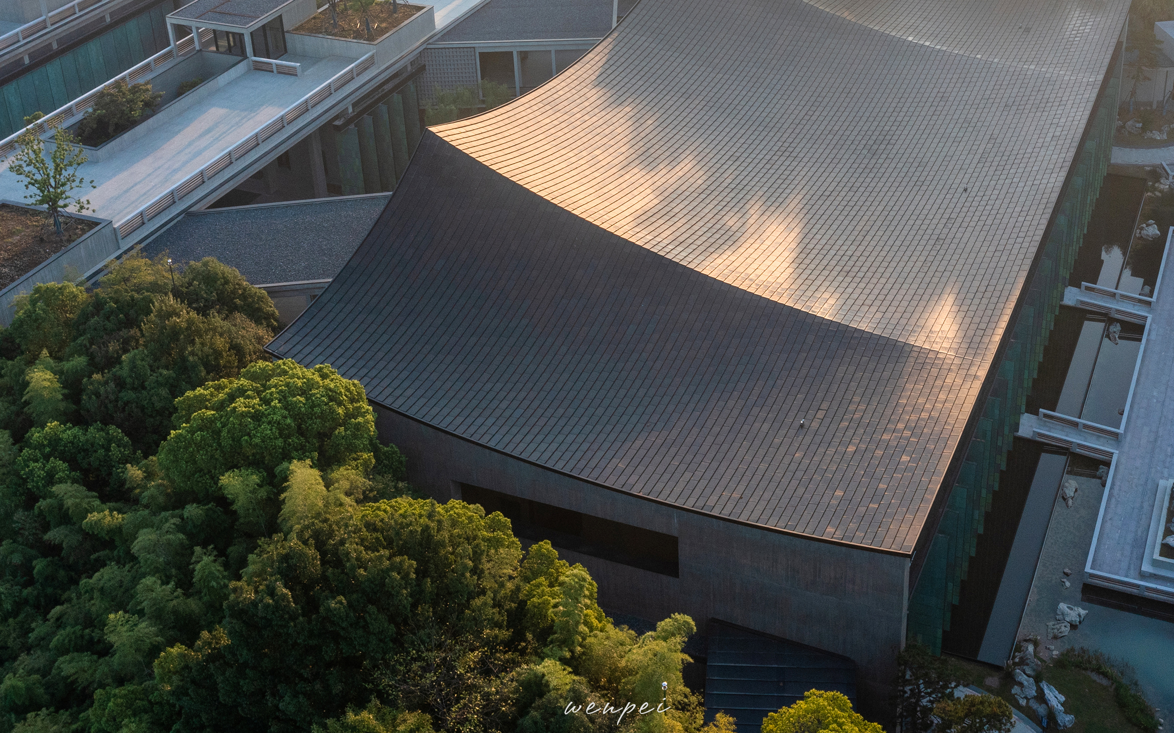 杭州美术馆屋顶图片