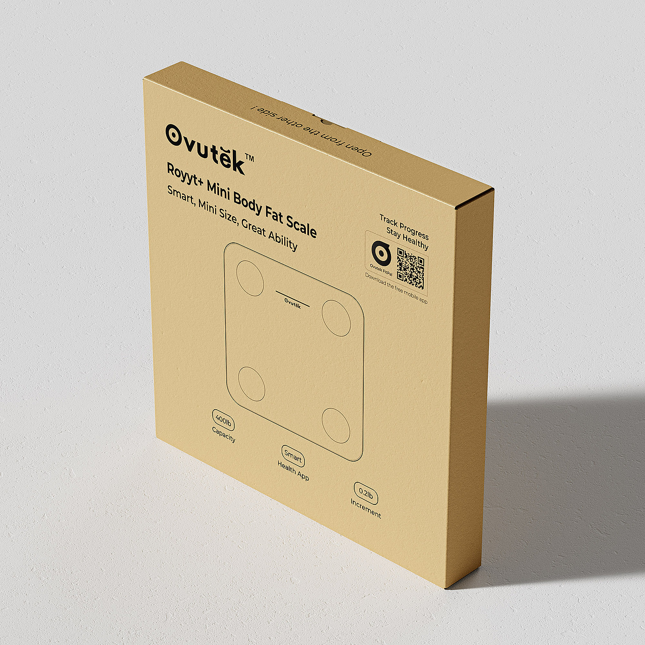 体重秤项目 瓦楞纸牛皮纸包装相关设计