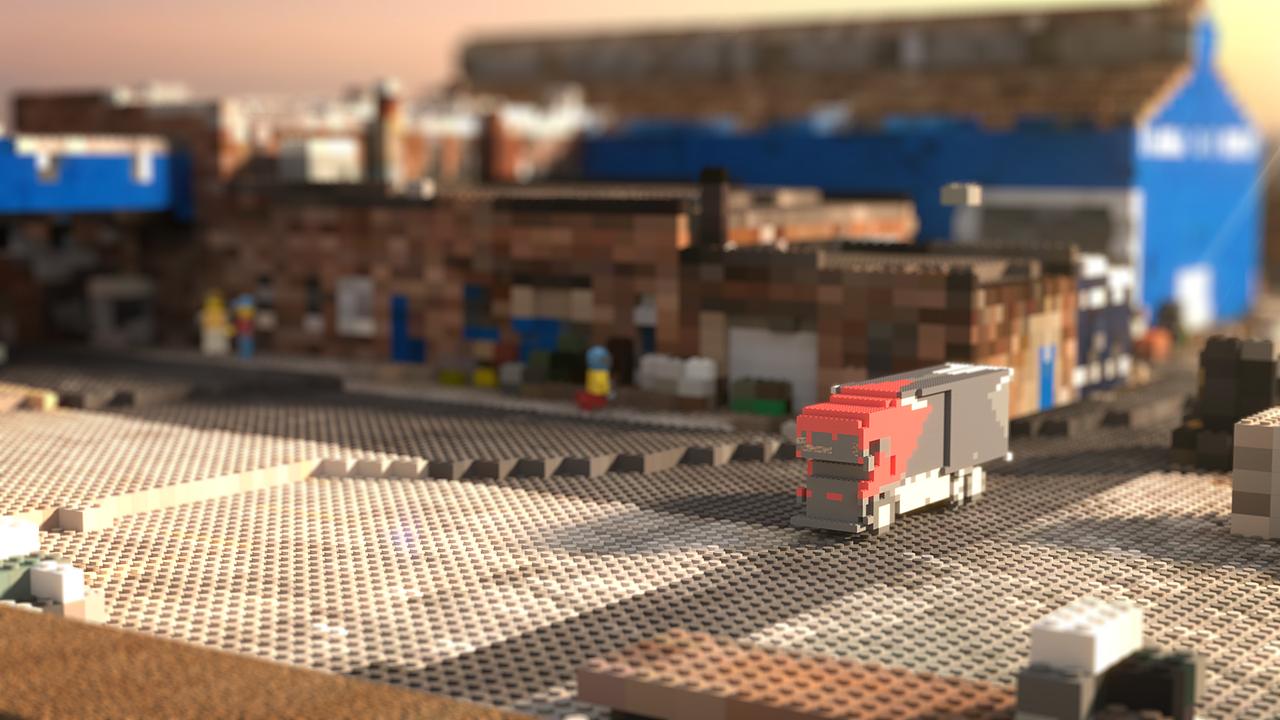 利用max+tyflow+vr制作乐高工厂小动画