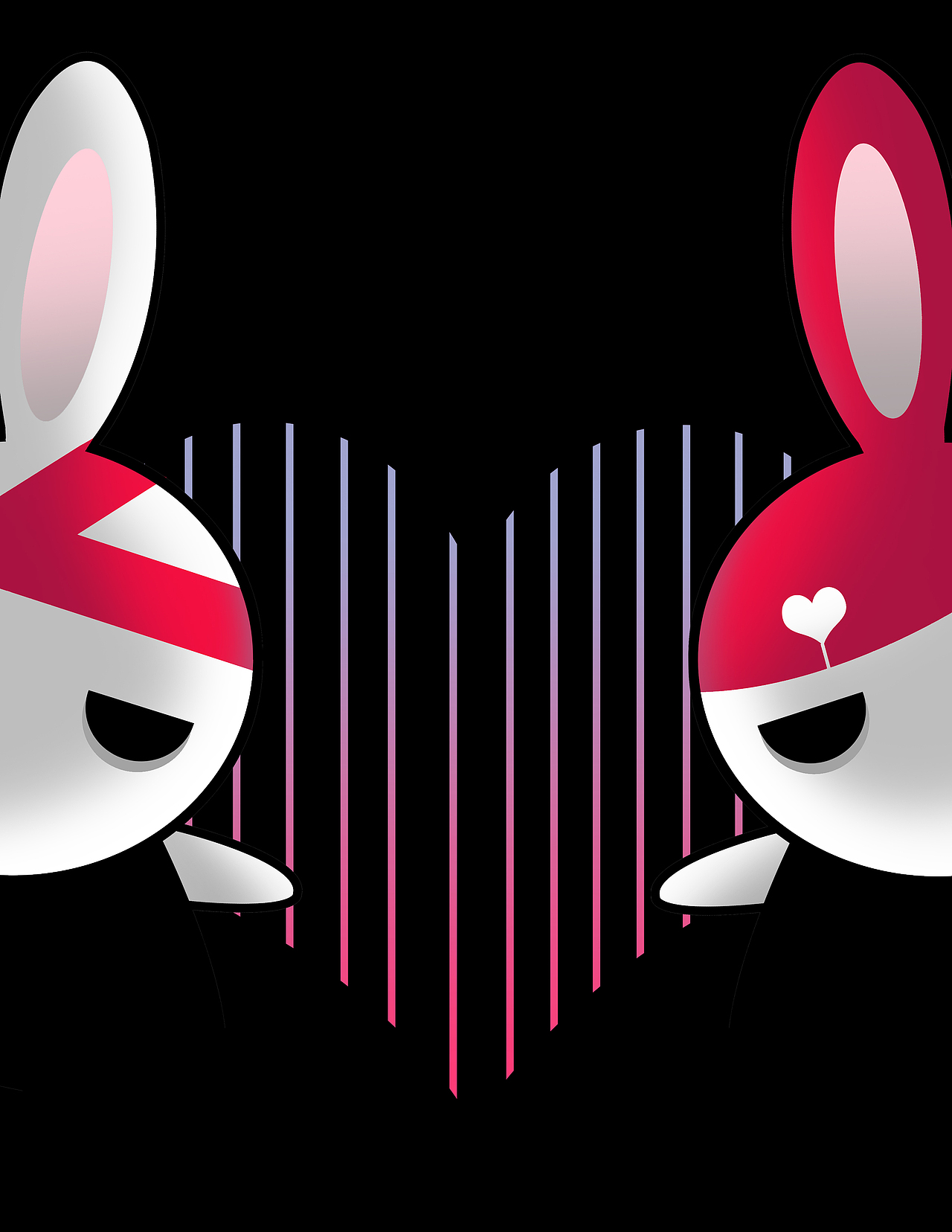 美琳和爱莎｜版画作品欣赏（图ZMzU3NjI2ODQ0） - IP形象 - 站酷设计师杰森白原创素材 - 站酷ZCOOL