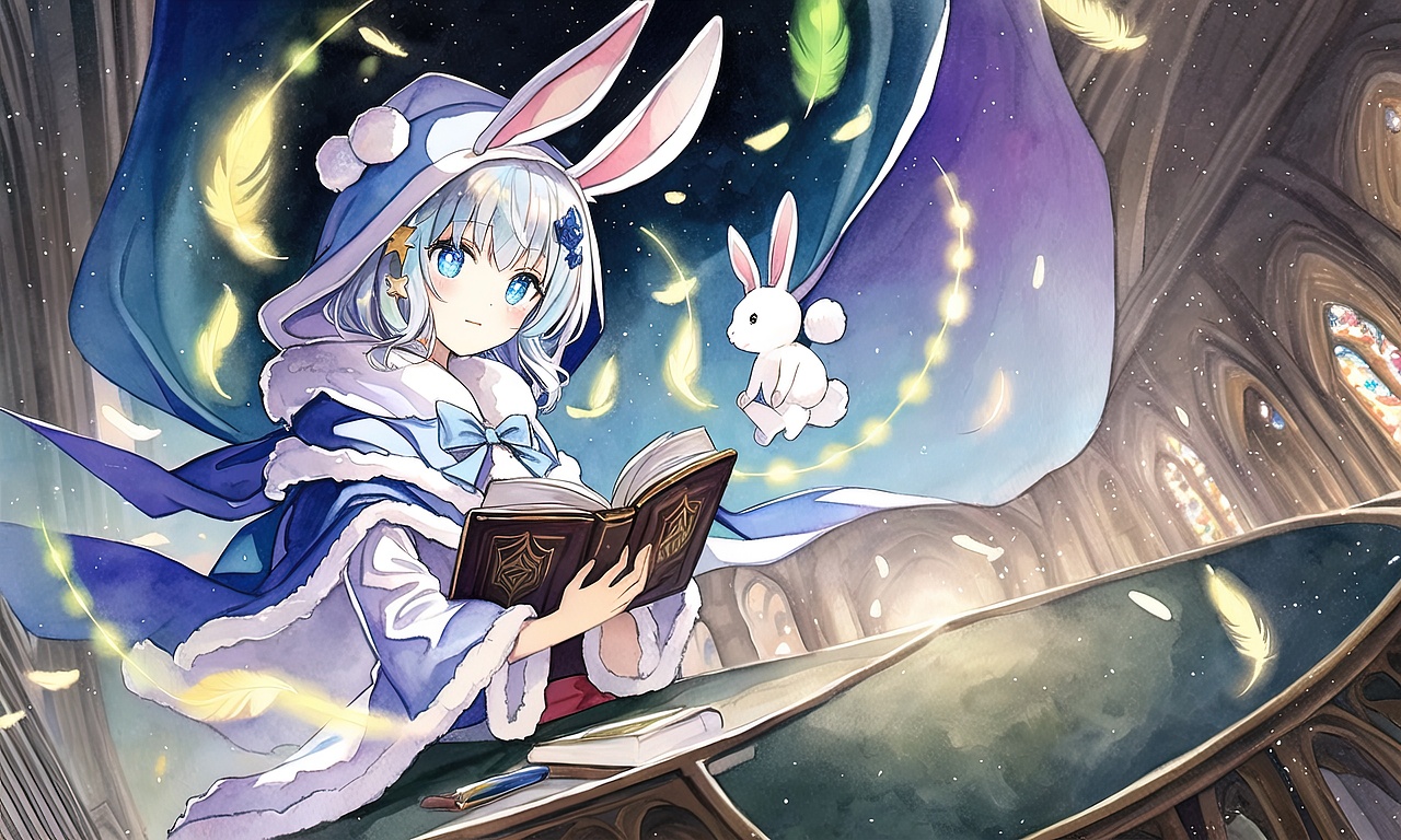 【喵酱AI绘图】魔法书院的管理员