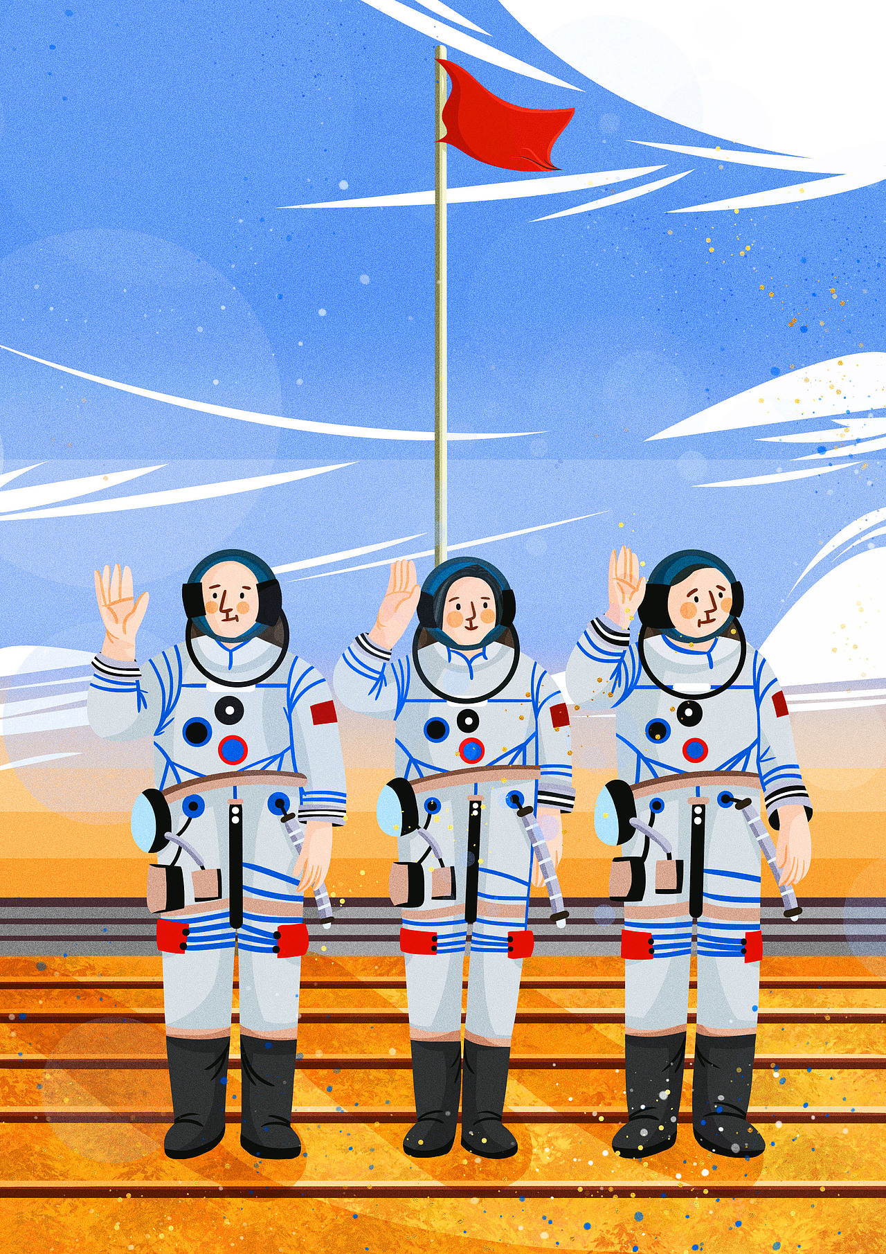 风景图 | 航天九图（图ZMzA1MzIyODQ0） - 商业插画 - 站酷设计师aaaamieya原创素材 - 站酷ZCOOL