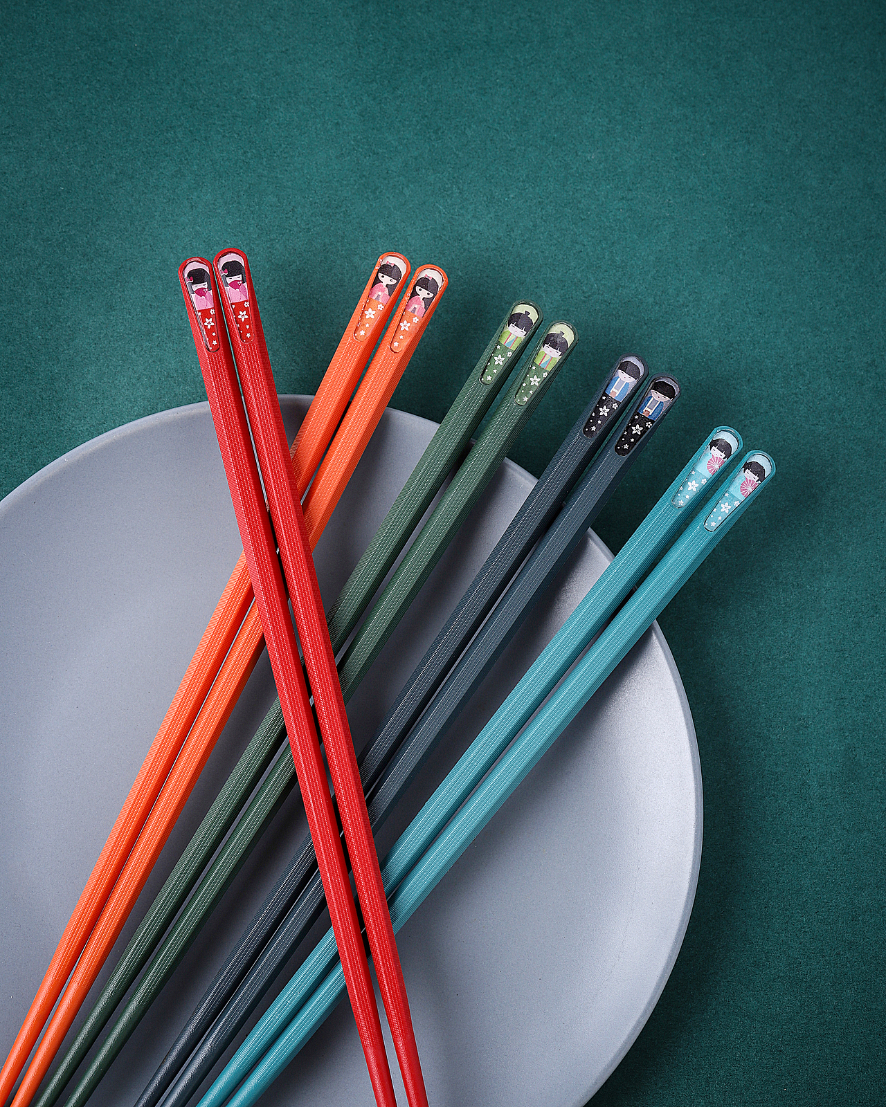 国风筷子の静物拍摄