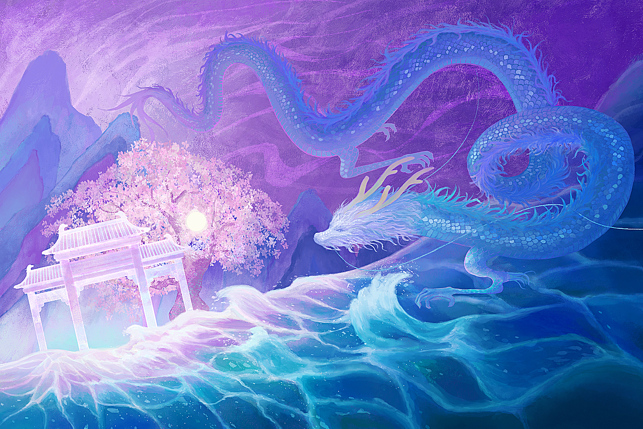 龙年——财源广进（图ZMzU4NzkyOTUy） - 创作习作 - 站酷设计师徐炽炽原创素材 - 站酷ZCOOL