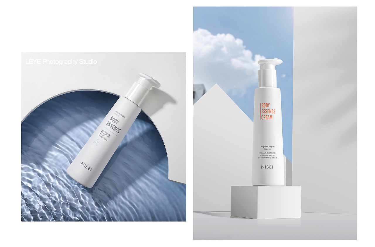 静物摄影｜NISEI x LEYE STUDIO 洗发水发膜拍摄案例