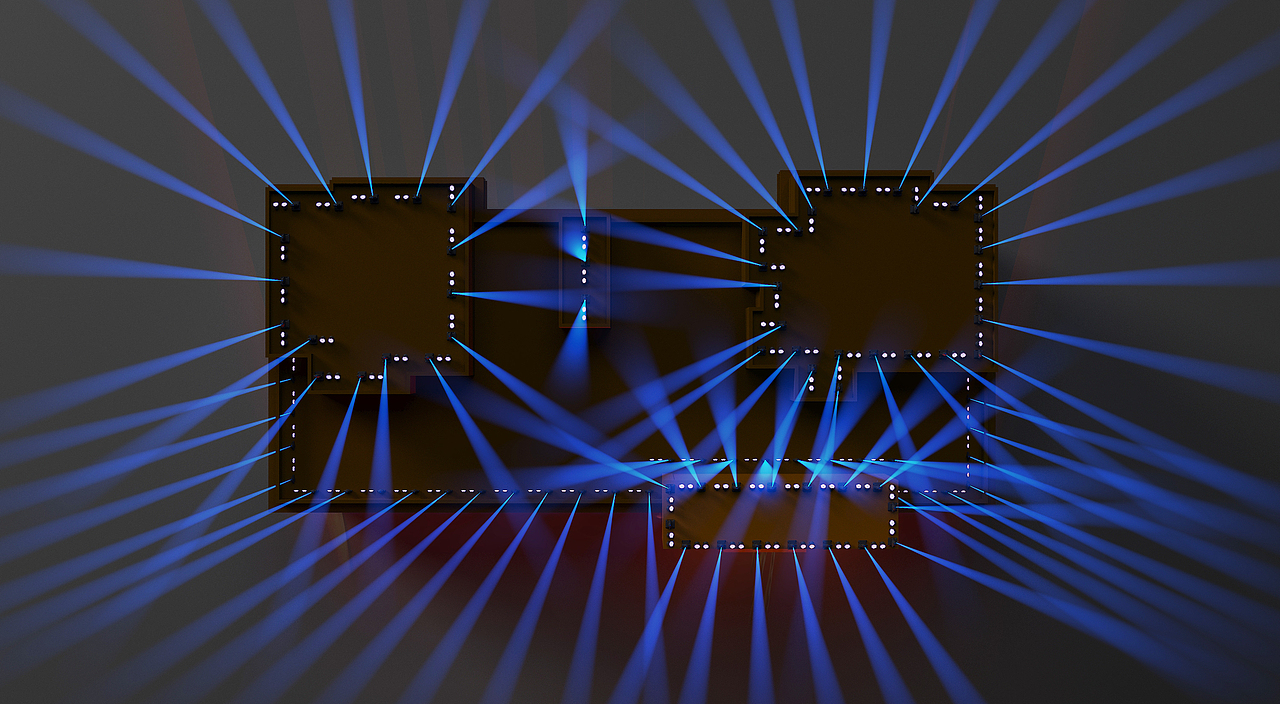 邵阳隆回-鹏阳滨江首府开园灯光秀+投影秀