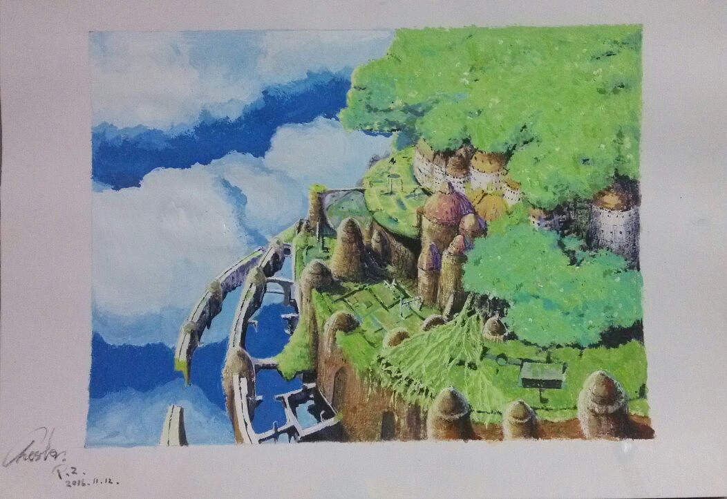 宫崎骏 -天空之城（图ZMzQyMjE0OTg4） - 创作习作 - 站酷设计师小鱼先生chester原创素材 - 站酷ZCOOL