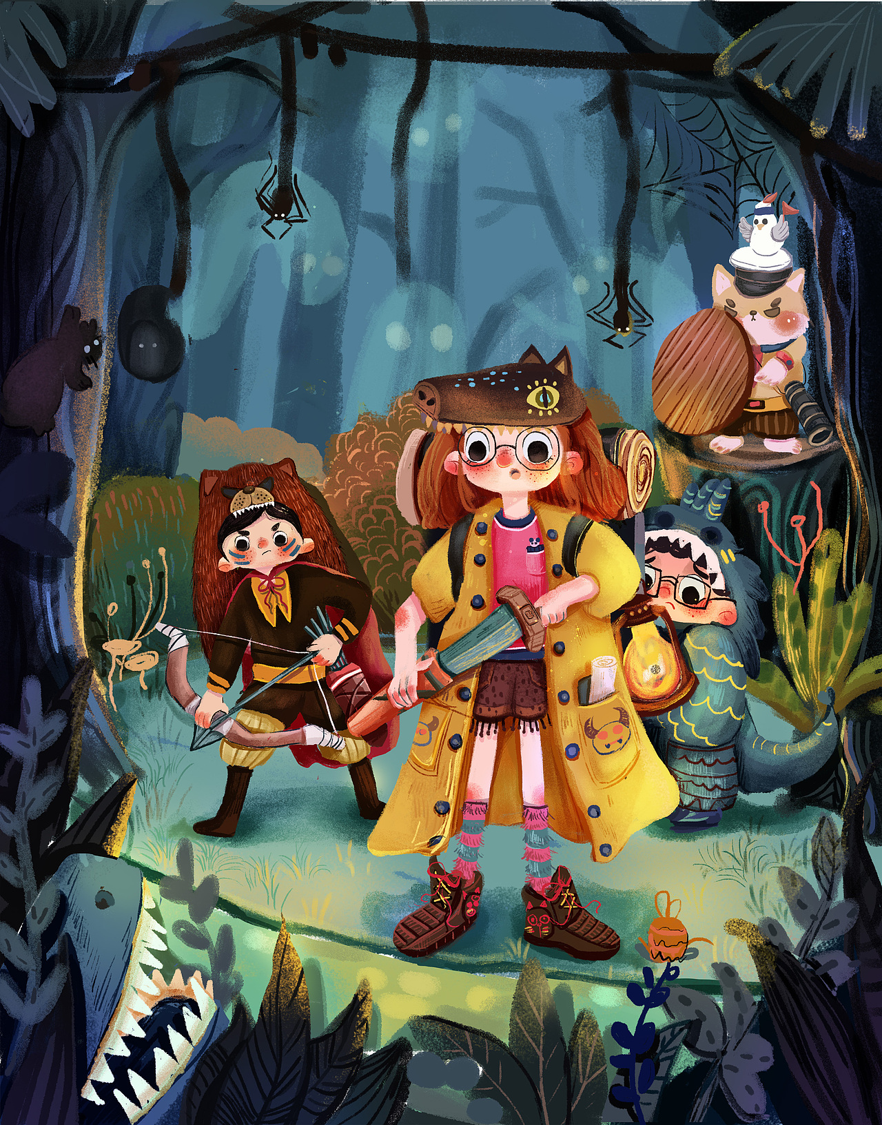 繪本作品（圖ZMjk3MzAxNjY4） - 兒童插畫 - 站酷設計師野草同學原創(chuàng)素材 - 站酷ZCOOL