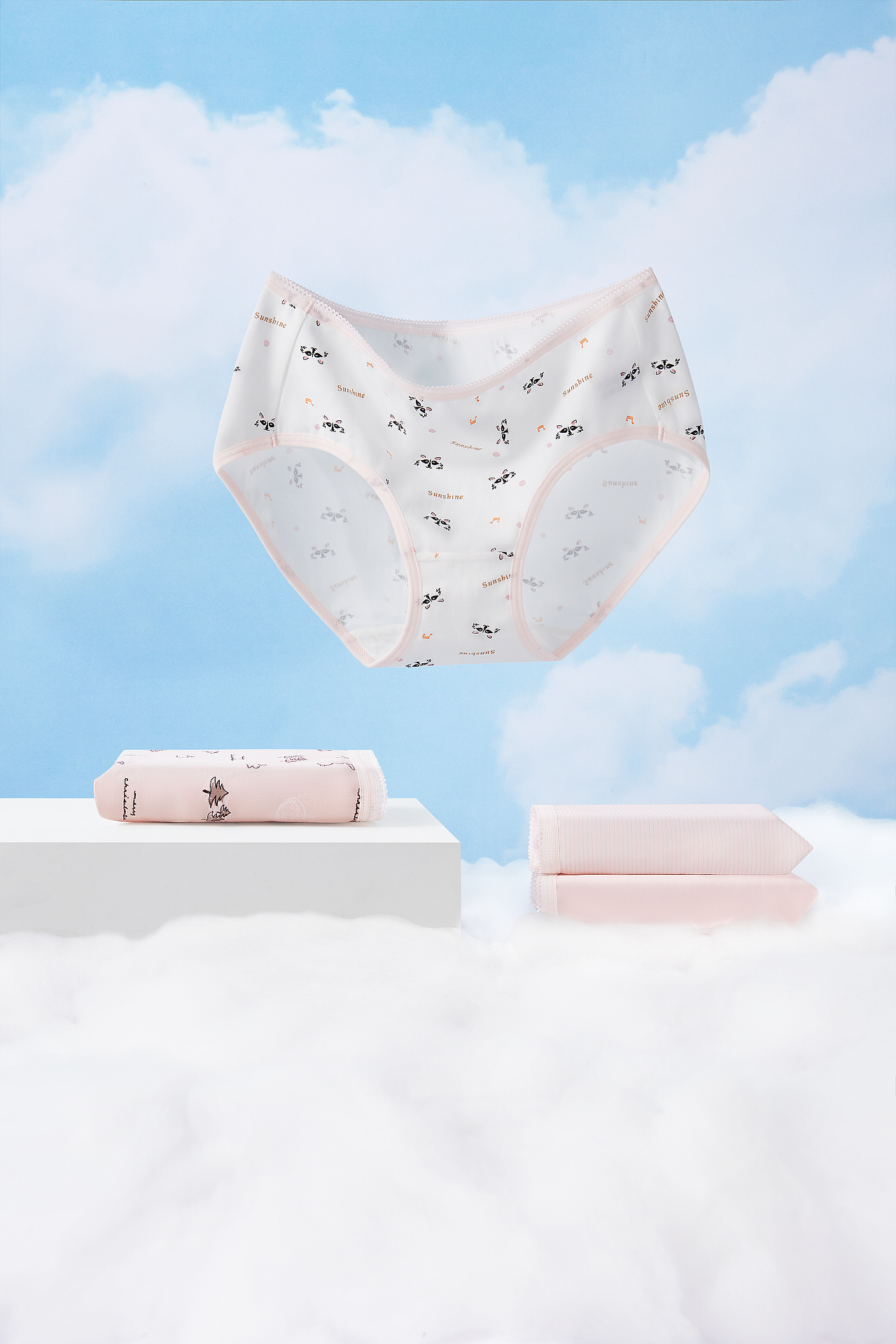 1月女士内裤创意拍摄