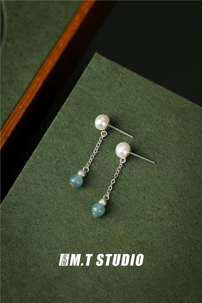 古风饰品首饰静物图场景图耳环发簪