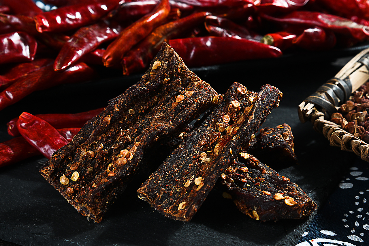 香辣风干牛肉（图ZMzA0OTI4NTcy） - 美食摄影 - 站酷设计师狼腾摄影摄像原创素材 - 站酷ZCOOL