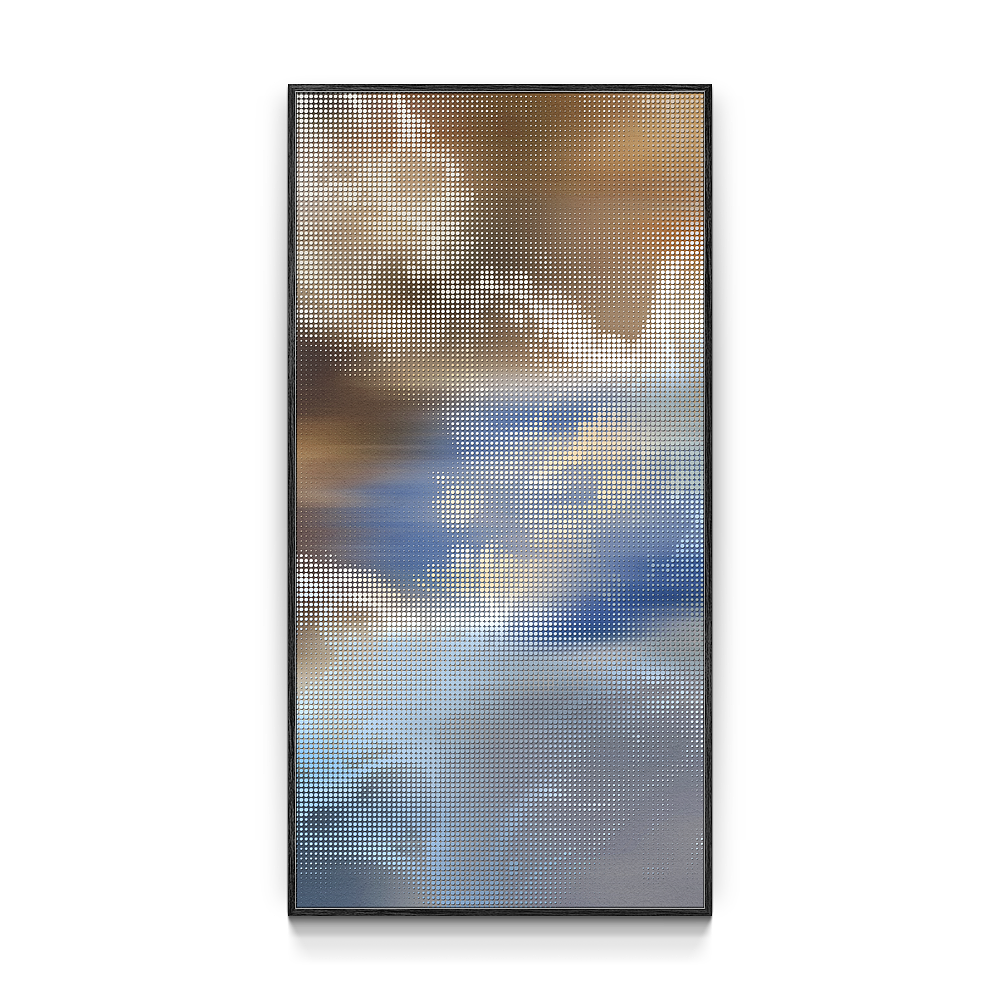 玄关立体浮雕肌理画