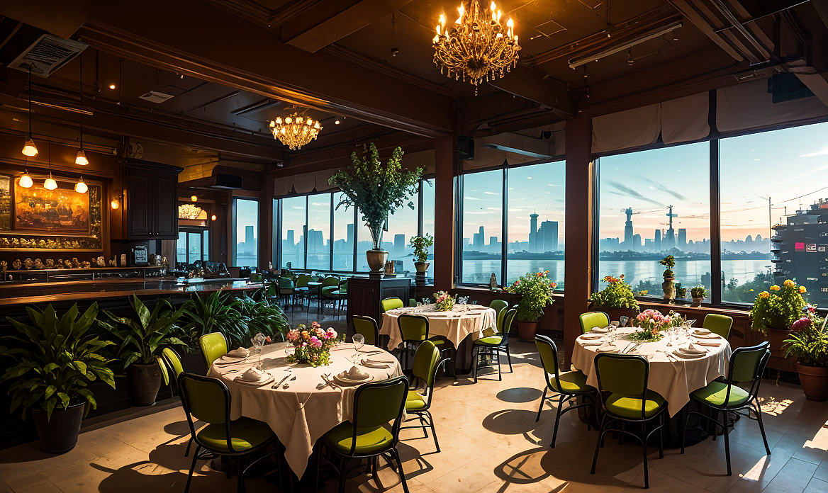 AI绘画  室内场景