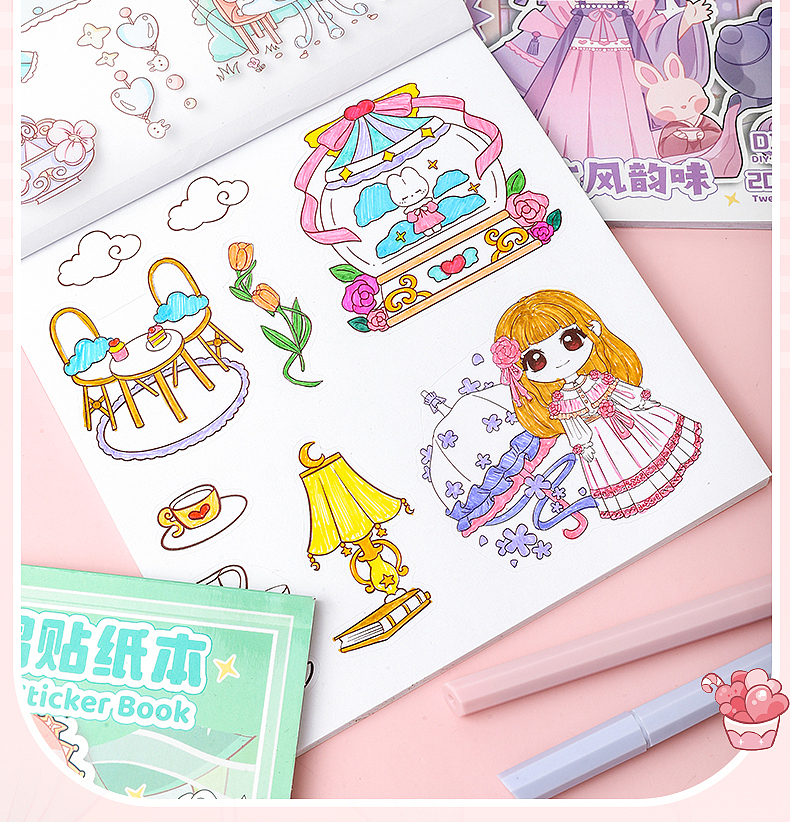 妮蔻涂鸦贴纸本