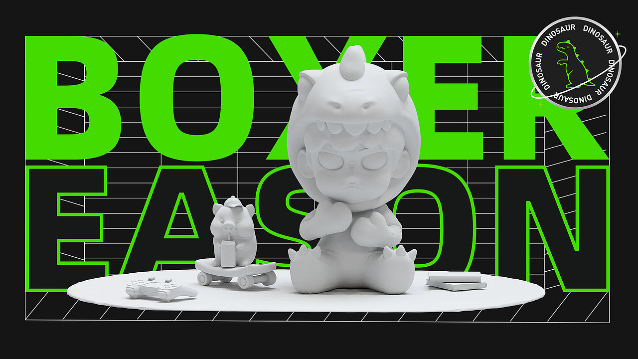 三维IP角色设计（图ZMzEzMTU0ODgw） - IP形象 - 站酷设计师柠檬猫啃鱼原创素材 - 站酷ZCOOL