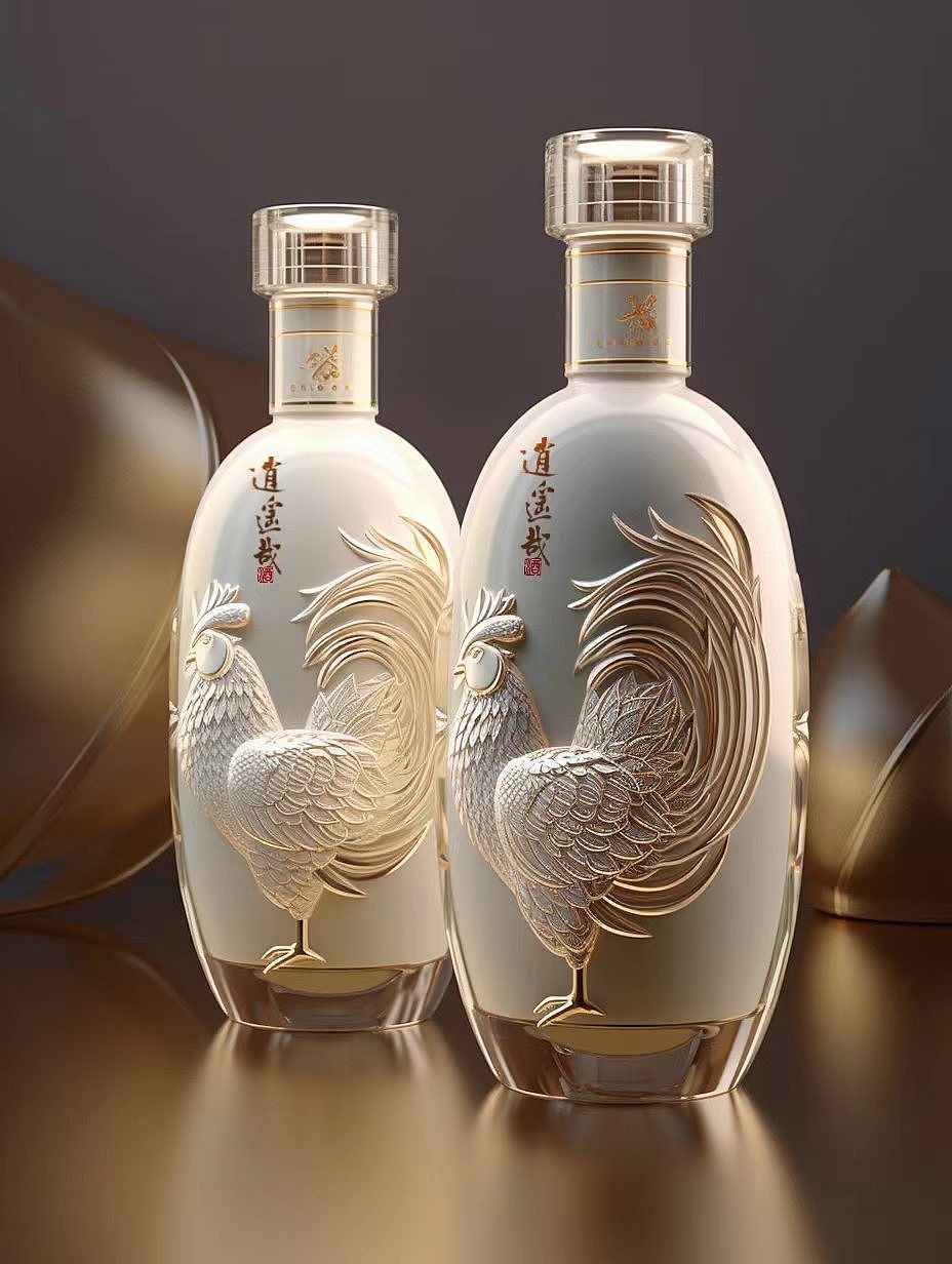 十二生肖白酒包装设计-鸡（图ZMzQwMDcyNDgw） - 包装 - 站酷设计师真象哥原创素材 - 站酷ZCOOL