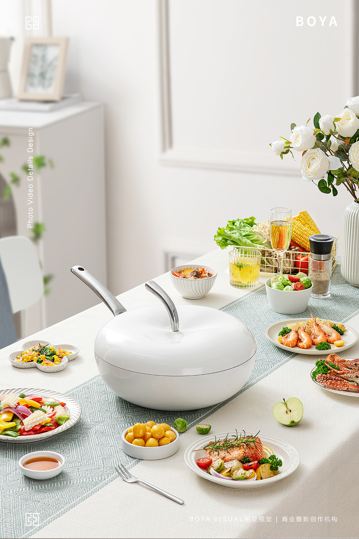 餐具美学摄影｜苹果锅 X BOYA  视觉创作