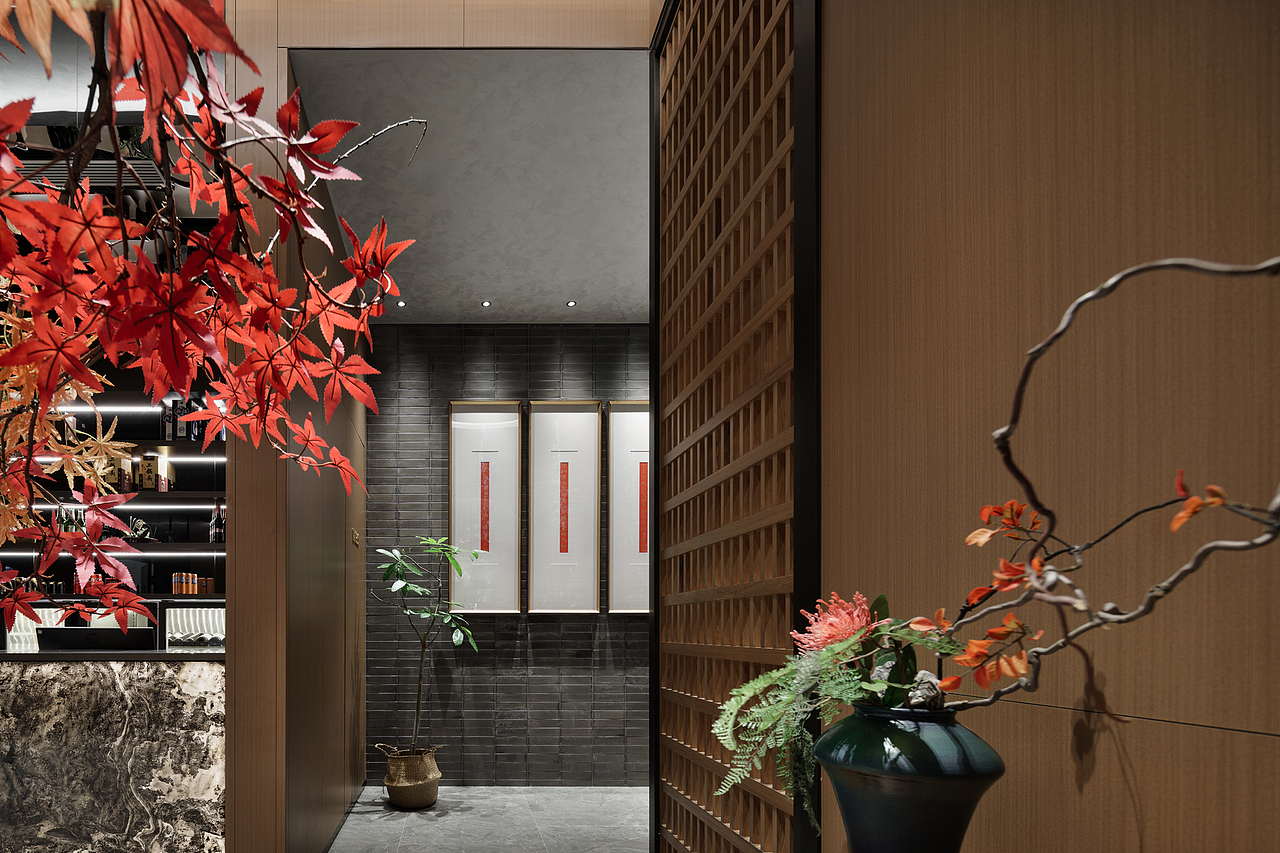 北京中式餐厅空间摄影案例—曾府·传家湘菜