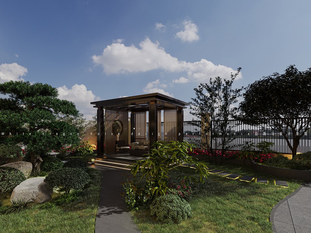 外景院子效果图