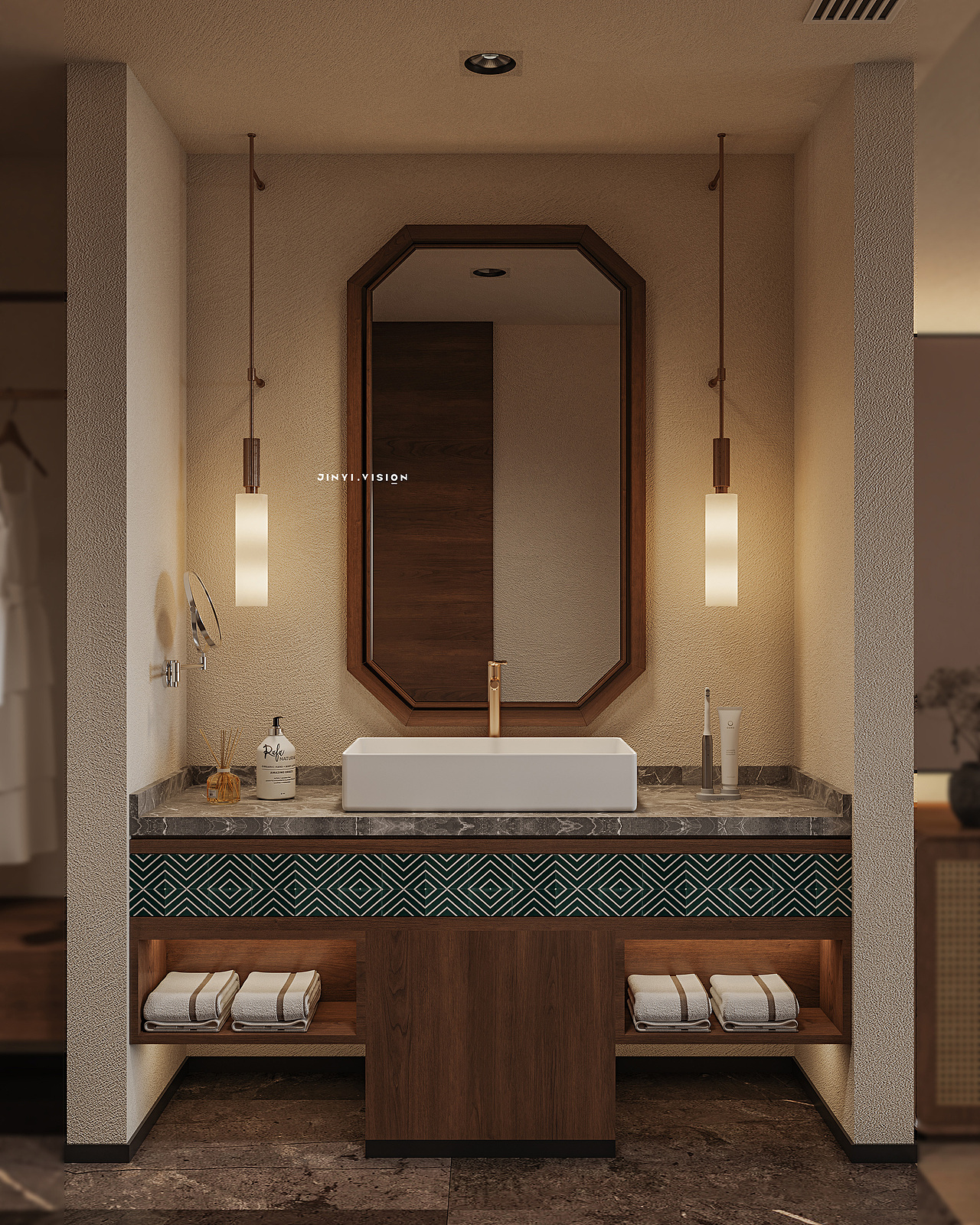 侘寂风民宿（图ZMzU2NTUxNzEy） - 家装设计 - 站酷设计师金屹视觉原创素材 - 站酷ZCOOL