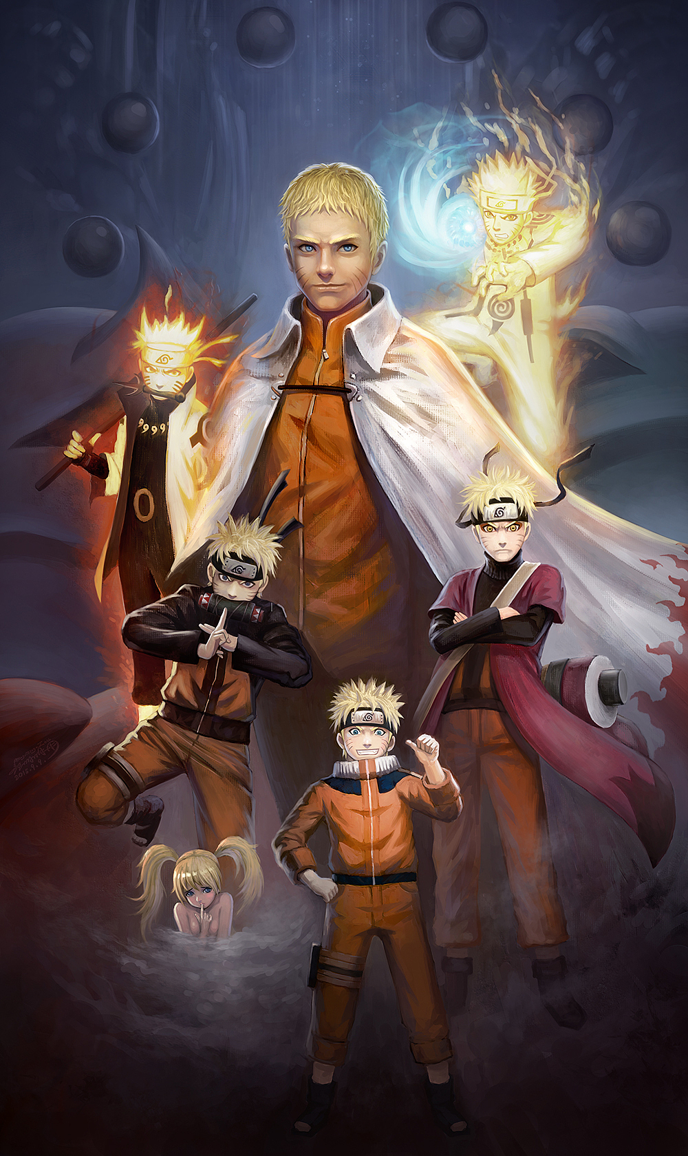 很多年前的写实火影同人作品（图ZMzMxOTExMTY0） - 创作习作 - 站酷设计师野鸟明明邹原创素材 - 站酷ZCOOL