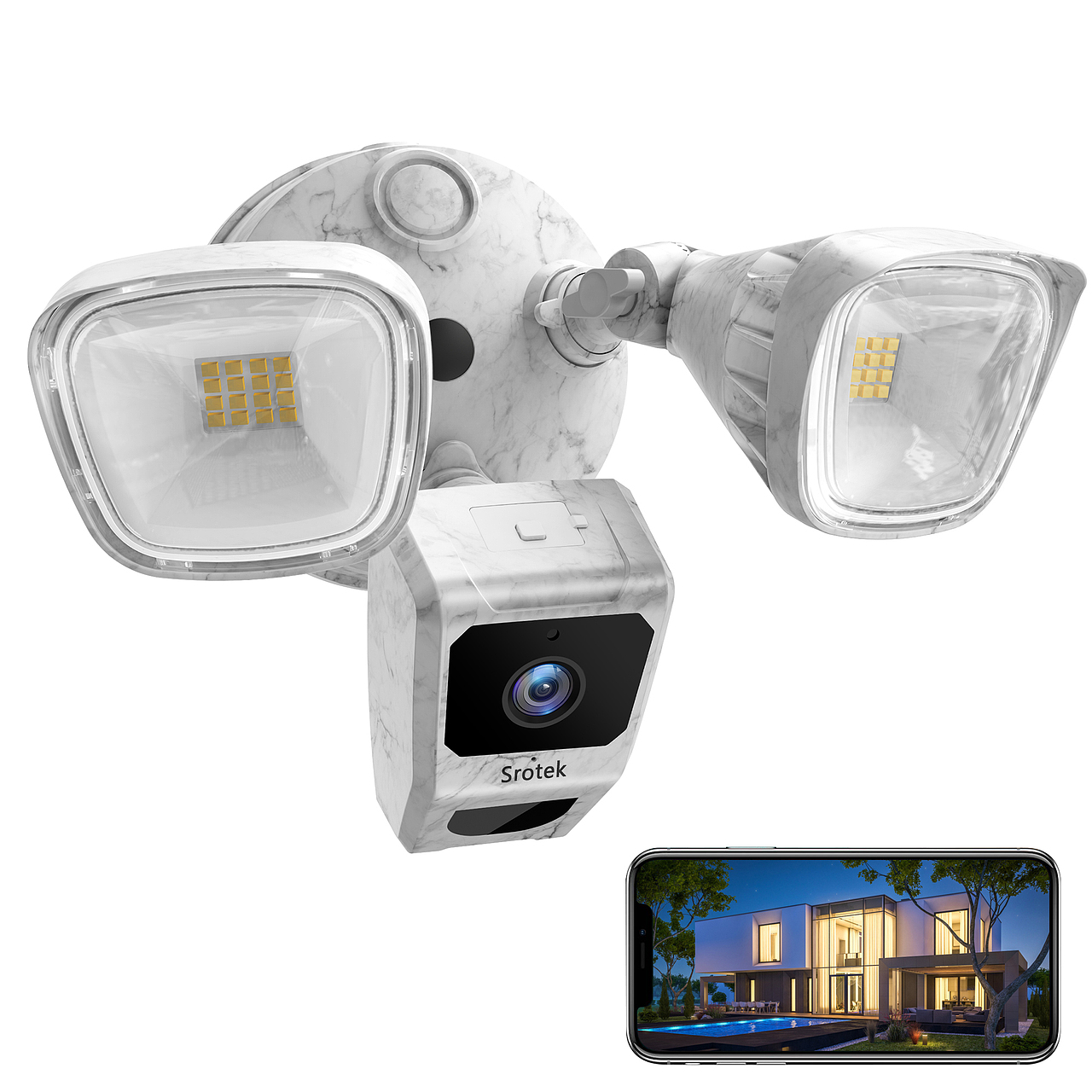 亚马逊安防灯keyshot渲染修图