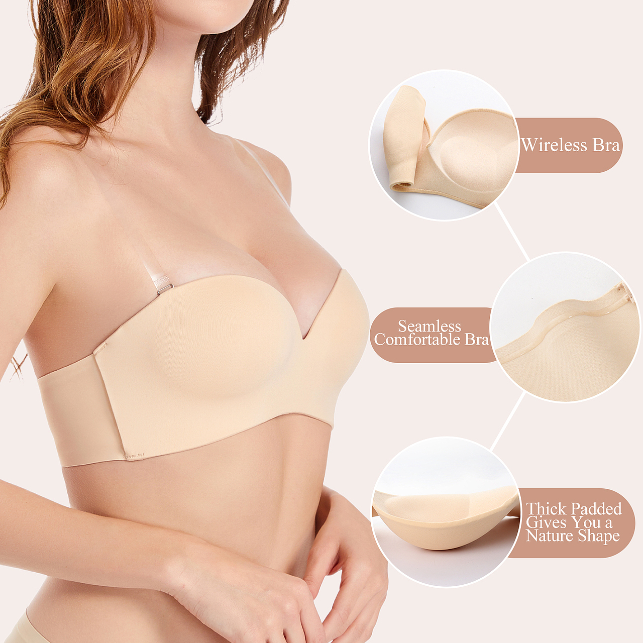 亚马逊文胸类目主图,A+