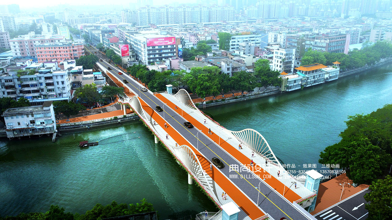 桥梁设计效果图