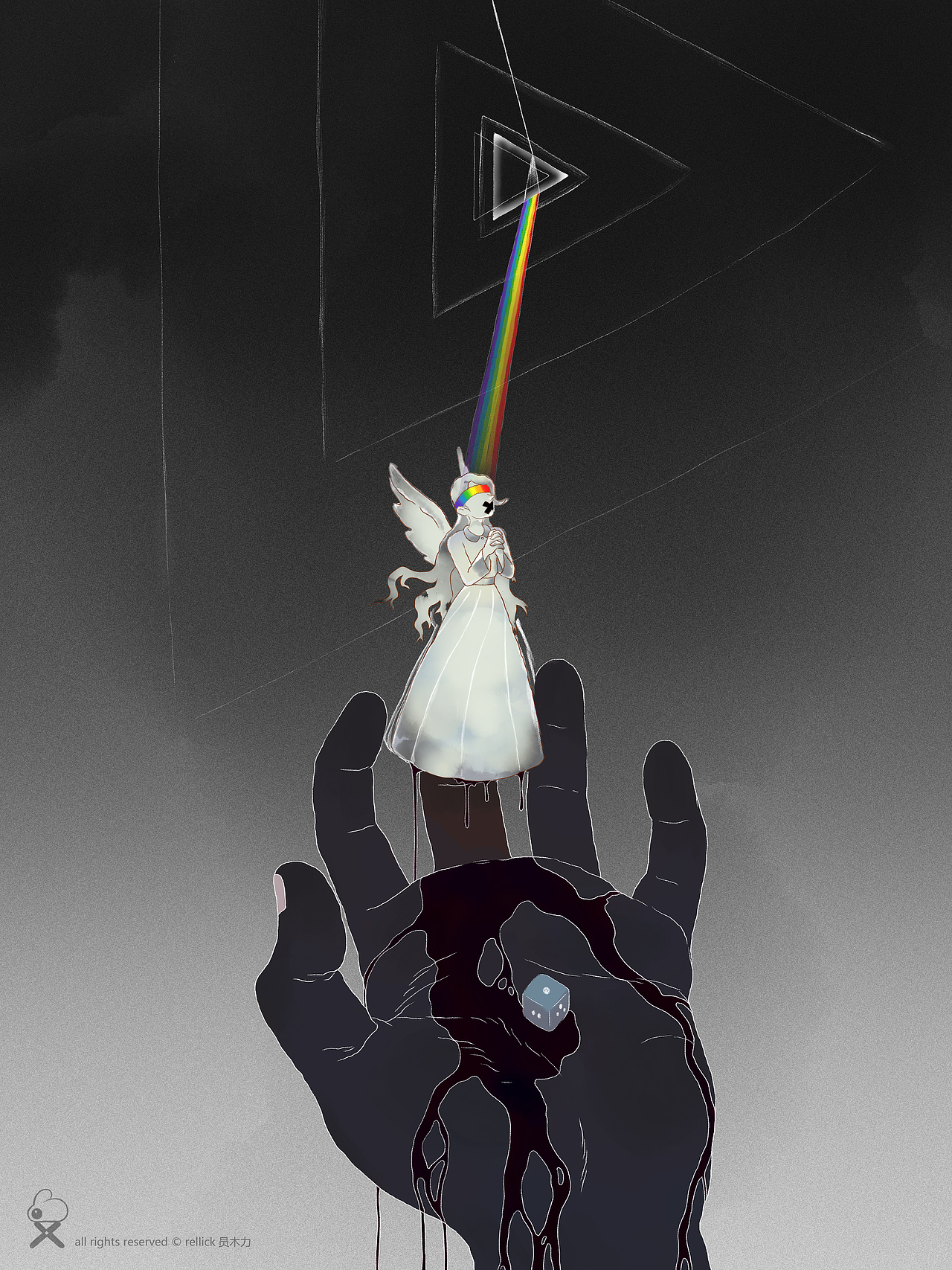 雕像与彩虹（图ZMzUxMjI3OTk2） - 创作习作 - 站酷设计师rellick员木力原创素材 - 站酷ZCOOL