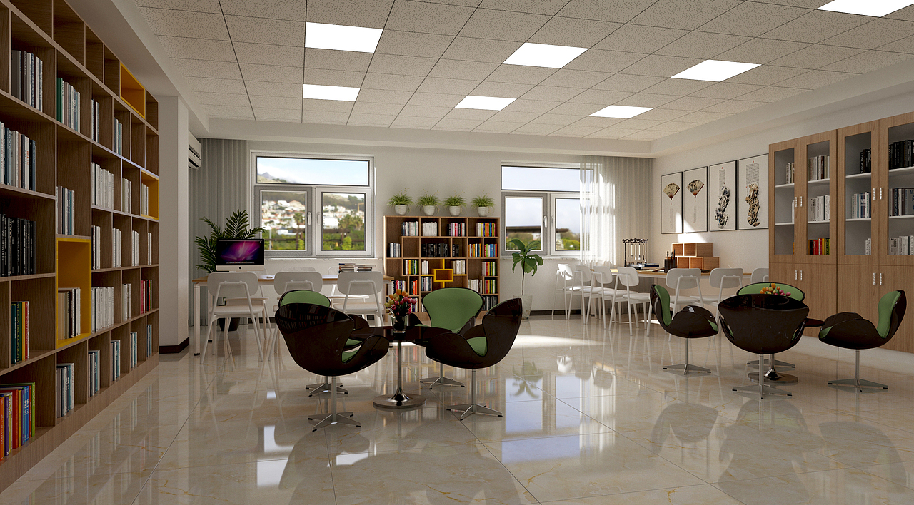 电厂职工阅览室