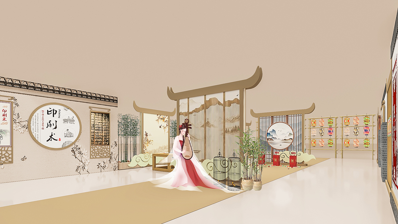 宋朝游乐园/路演/线下活动设计（图ZMzE1NTI1MDE2） - 展陈设计 - 站酷设计师设计师广龙原创素材 - 站酷ZCOOL