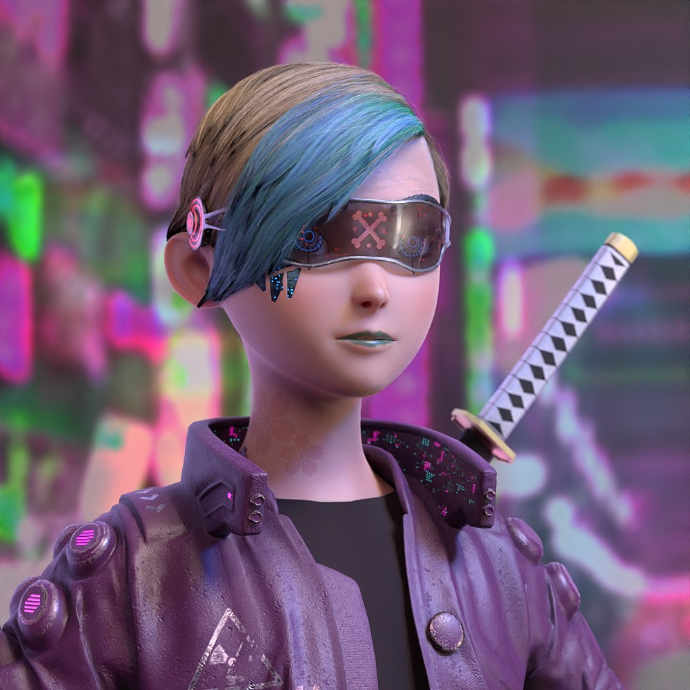 自制原创非同质化赛博头像（图ZMzUzNDM1ODA0） - 人物/生物 - 站酷设计师VitoTang原创素材 - 站酷ZCOOL