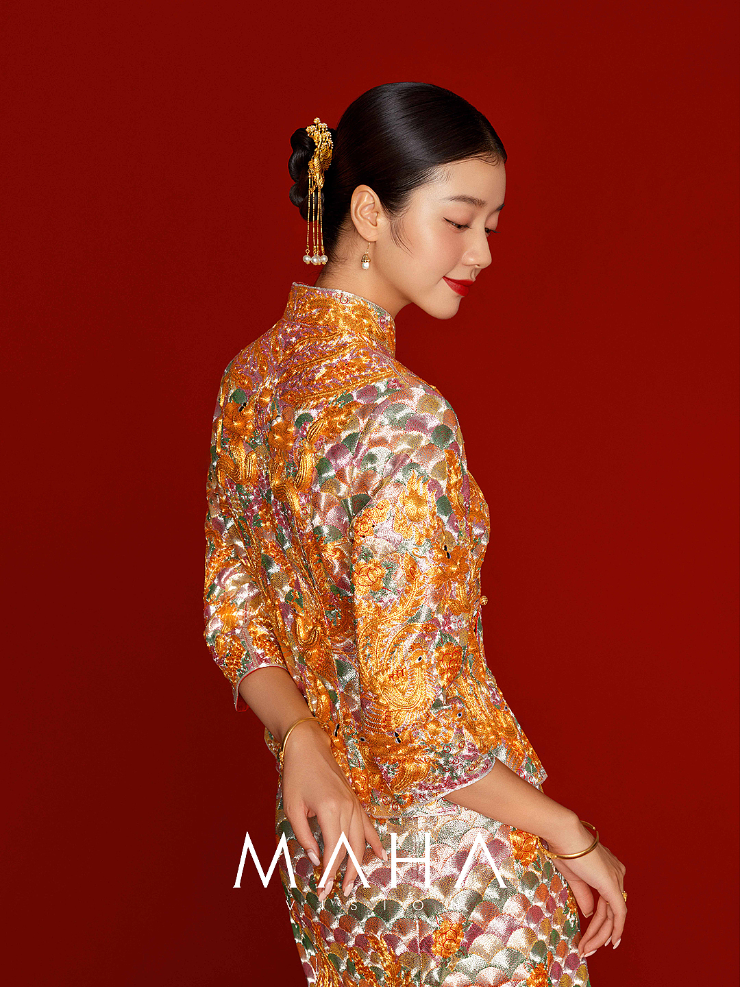 MAHA丨新中式喜嫁婚纱（图ZMzYwOTMxMjMy） - 婚礼摄影 - 站酷设计师MAHA贾潇原创素材 - 站酷ZCOOL