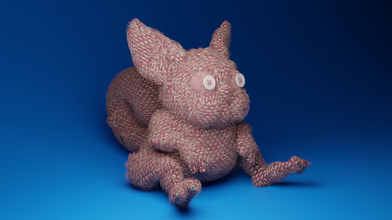 龙猫毛绒玩具设计