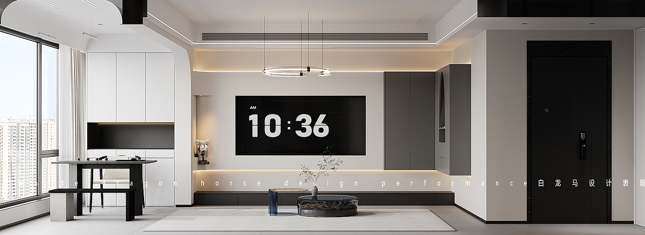 现代风格——白龙马效果