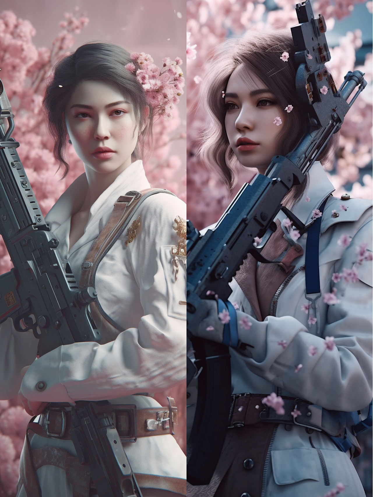 Mid journey关键词-宅男看了都流泪的新世纪少女😢