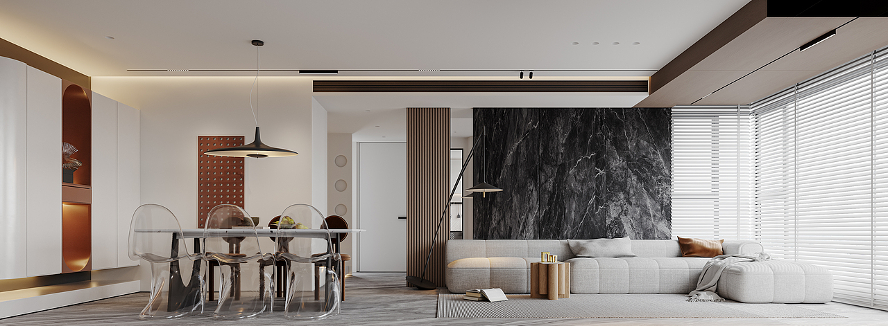 新作｜现代 极简 客厅 卧室（图ZMzMyNjIxNjcy） - 家装设计 - 站酷设计师止果视觉原创素材 - 站酷ZCOOL