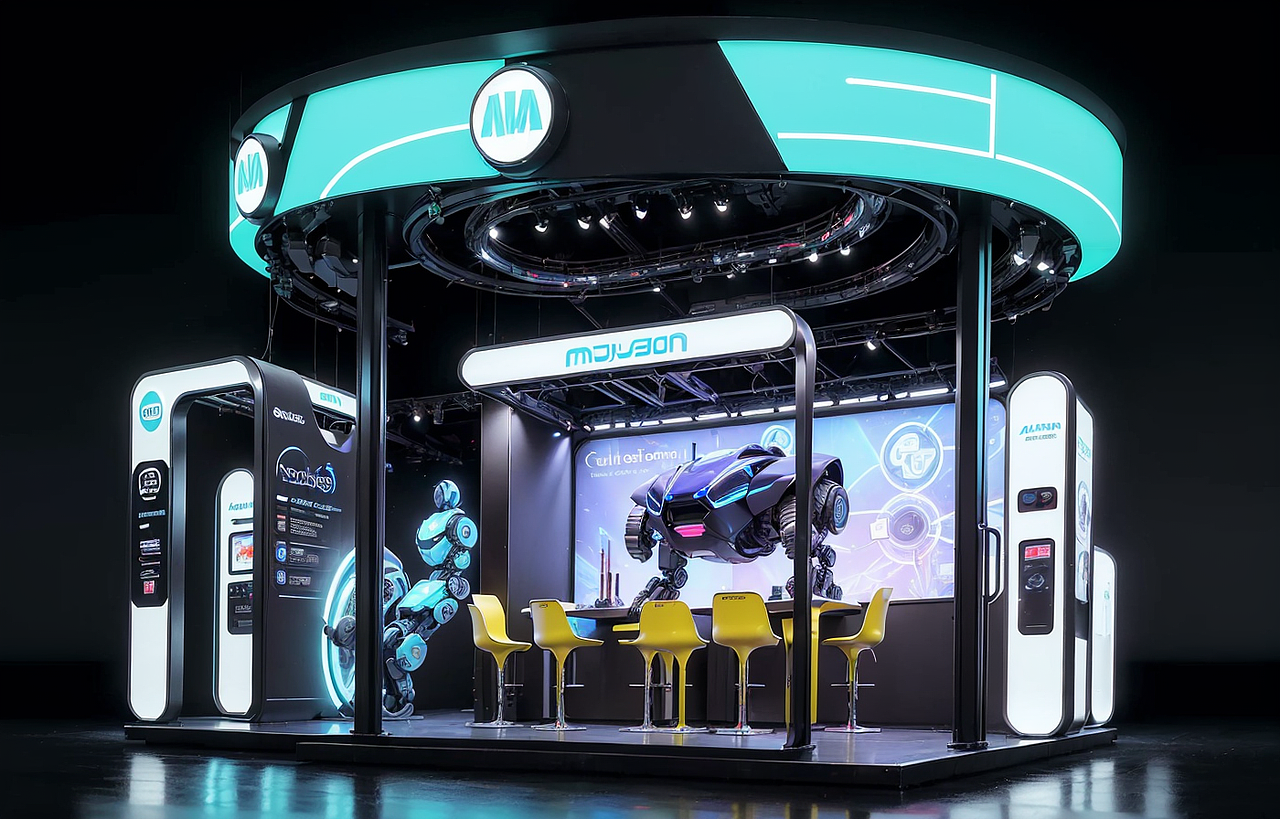 科技展台（图ZMzUwNTcwMDE2） - 展陈设计 - 站酷设计师韦大宝Sodmi原创素材 - 站酷ZCOOL