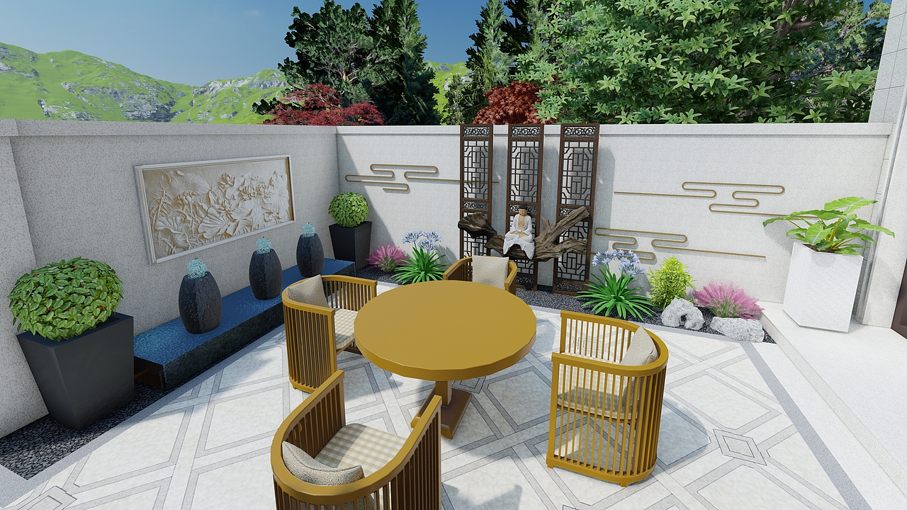 南京别墅庭院设计案例分享（图ZMzYwODQ2ODEy） - 景观设计 - 站酷设计师度势营造景观设计原创素材 - 站酷ZCOOL