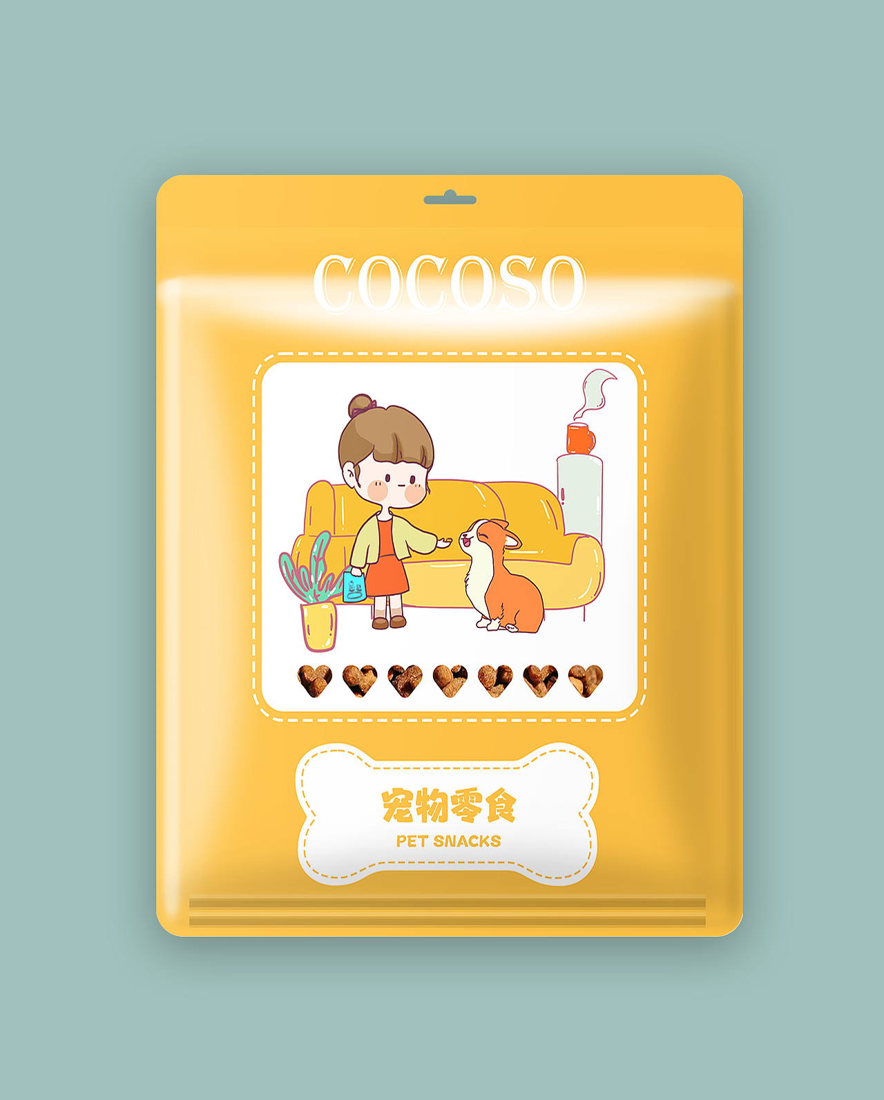 寵物零食帶包裝（圖ZMzM3OTEzNDQw） - IP形象 - 站酷設(shè)計(jì)師蝶戀月影原創(chuàng)素材 - 站酷ZCOOL