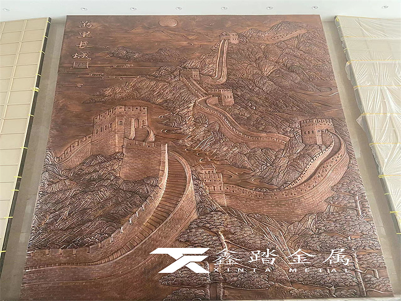 家装纯铜锻造浮雕万里长征壁画做背景墙瞬间提升档次（图ZMzMzMjAzNjU2） - 其他手工艺 - 站酷设计师异形金属制品雕塑原创素材 - 站酷ZCOOL