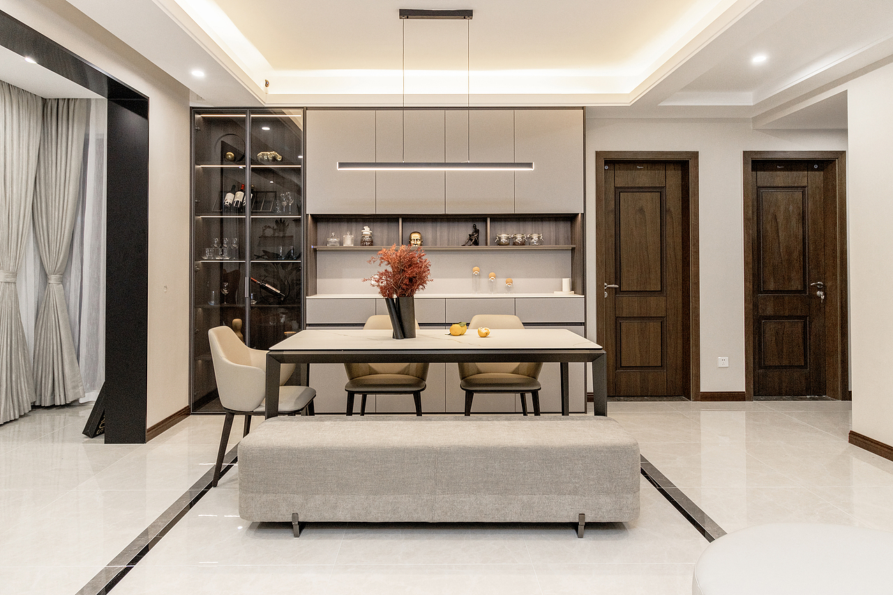 实景案例丨154㎡去风格化设计让家更舒适（图ZMzAxMjUxNjM2） - 家装设计 - 站酷设计师10HAUS软装设计原创素材 - 站酷ZCOOL